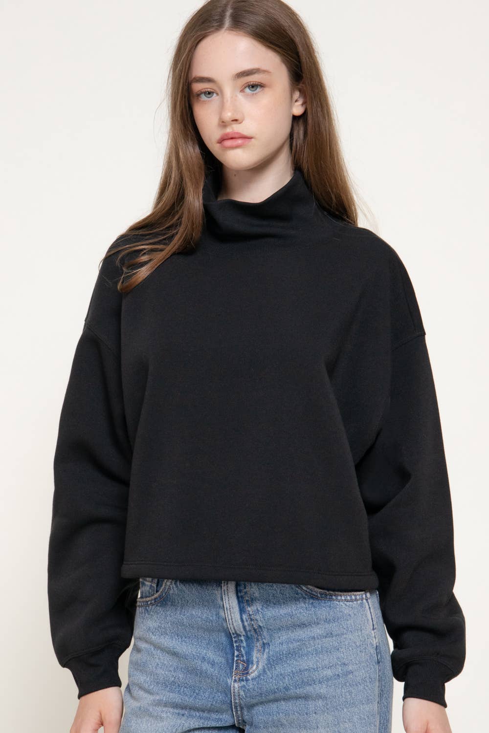 Ivy Mock Neck Sweatshirt
