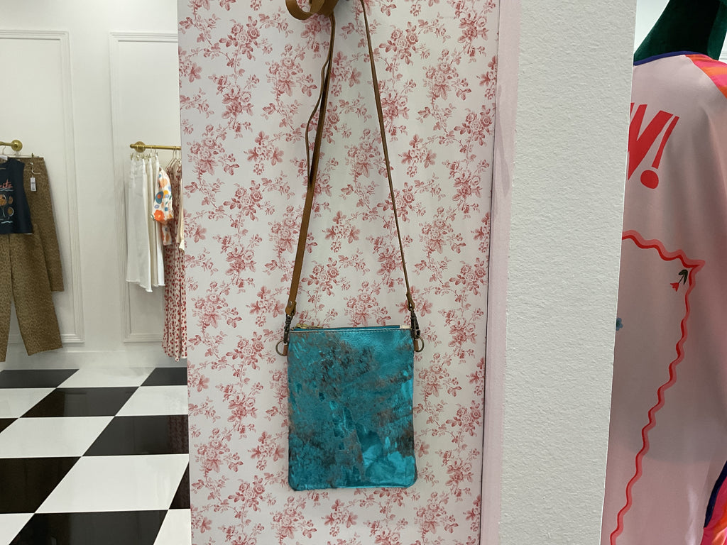 Leather crossbody