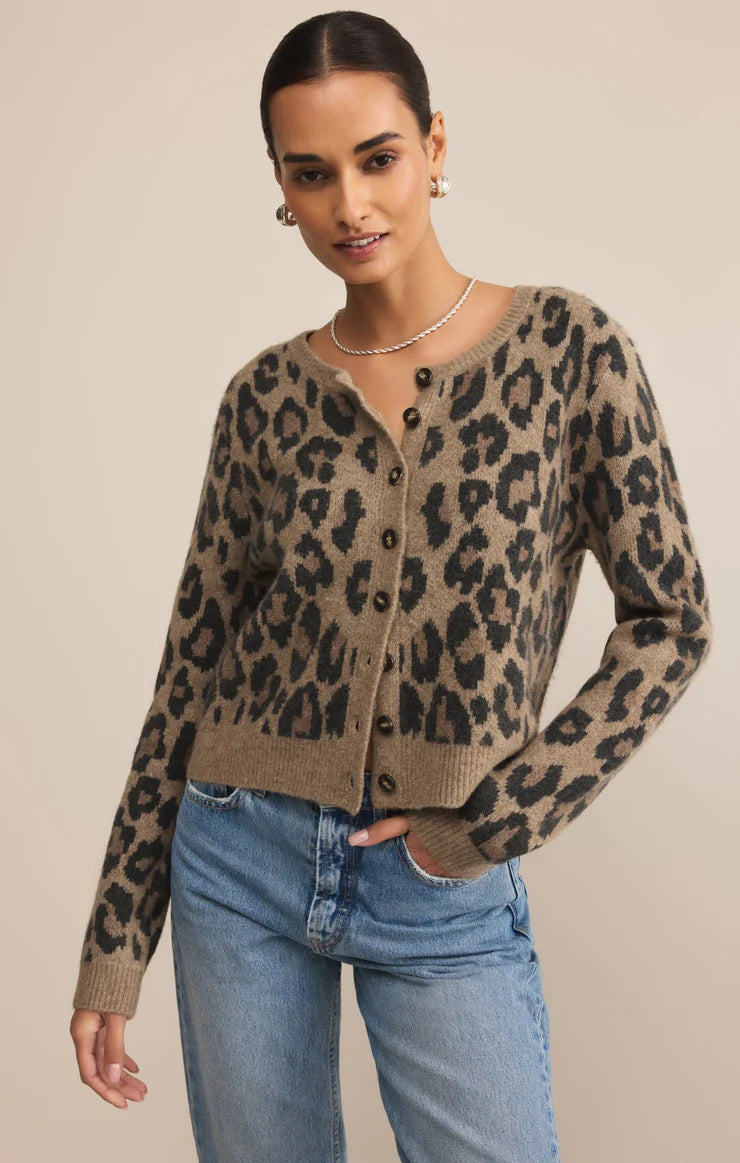 Wild outlook cardigan desert tan-FINAL SALE