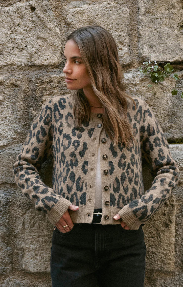 Wild outlook cardigan desert tan-FINAL SALE