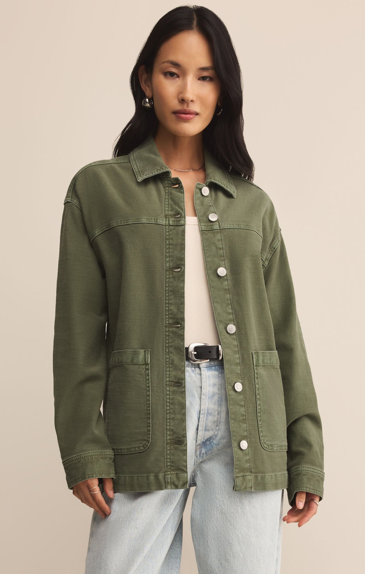 ON THE ROAD TWILL JACKET-FINAL SALE