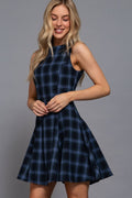 Piper Plaid Woven Mini Dress