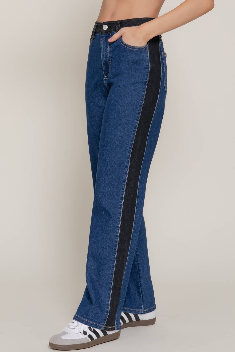 Georgia Straight Fit Denim Pants