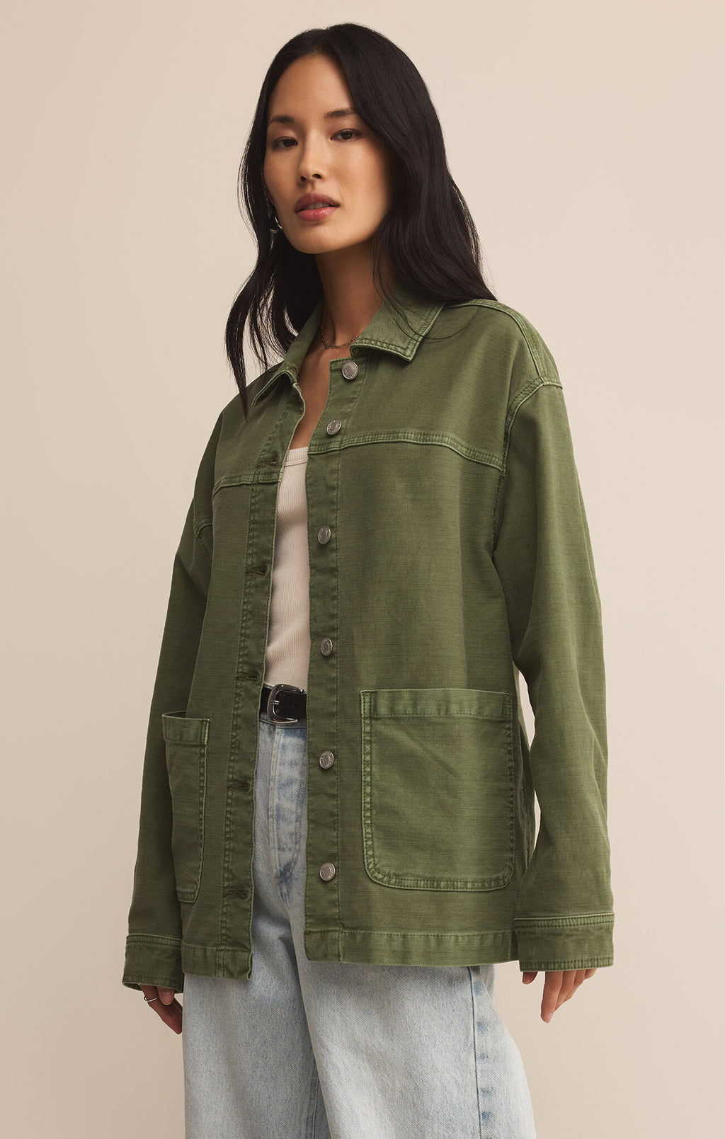 ON THE ROAD TWILL JACKET-FINAL SALE