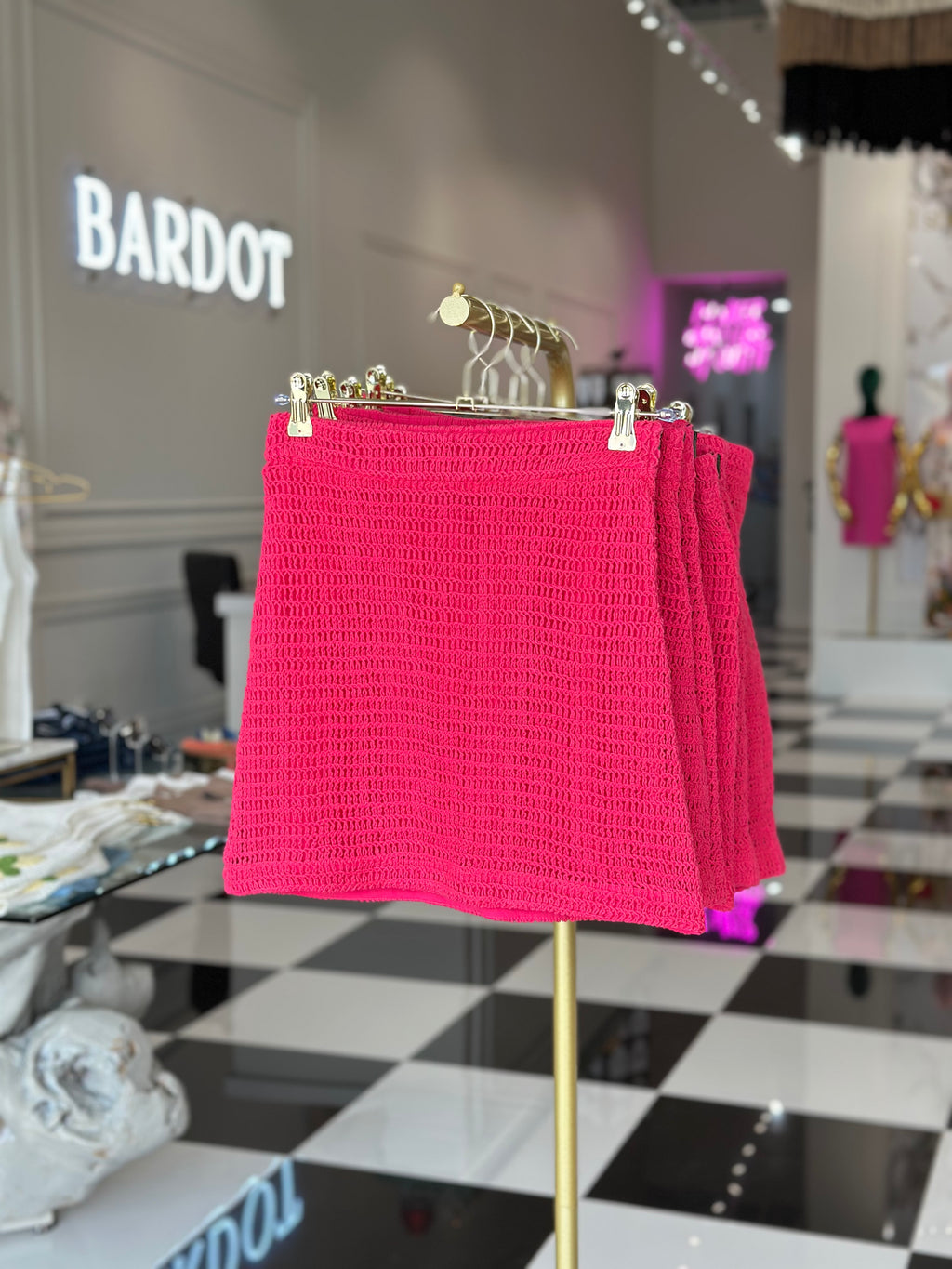 Crochet knit skirt-FINAL SALE