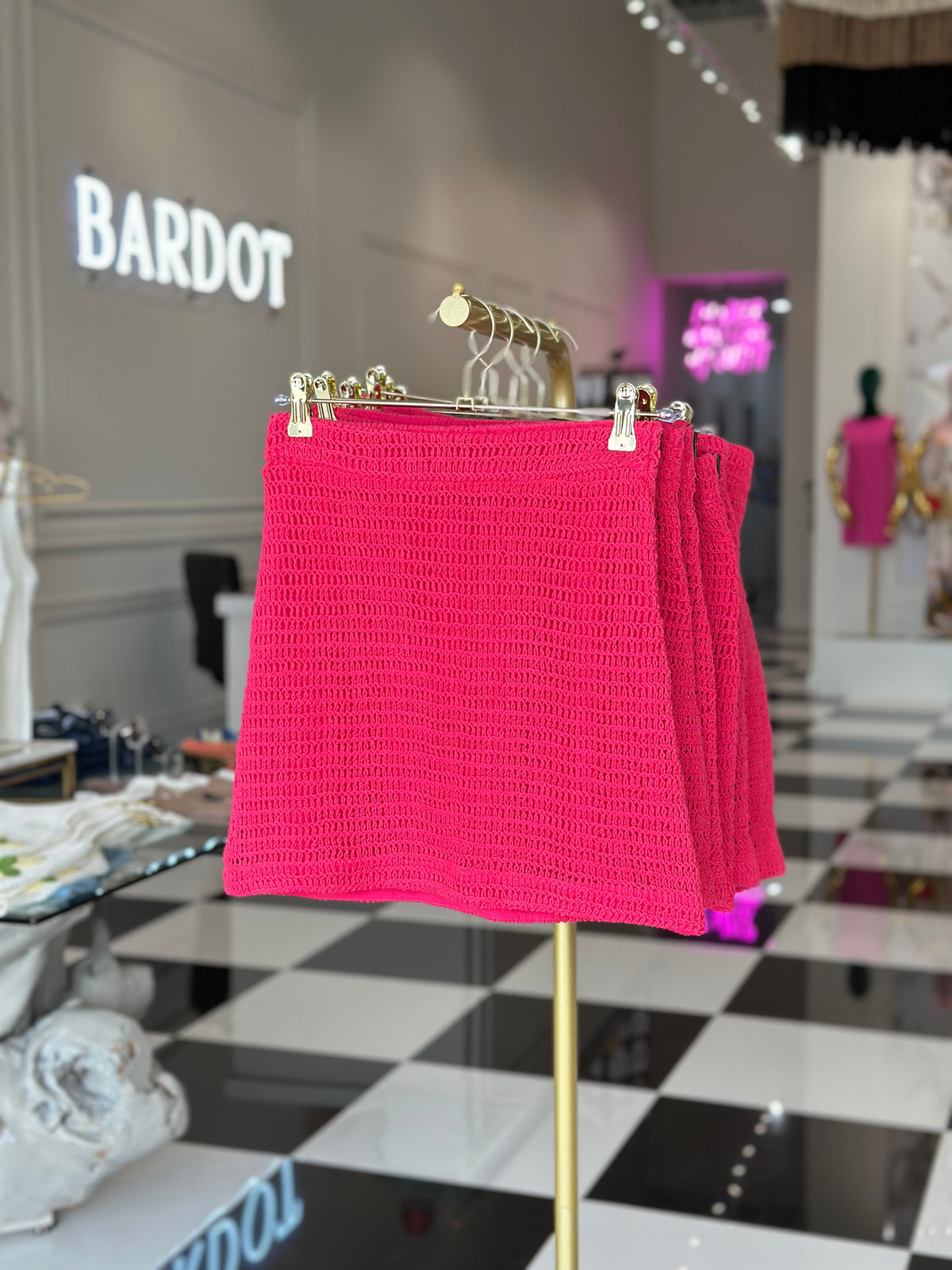 Crochet knit skirt-FINAL SALE