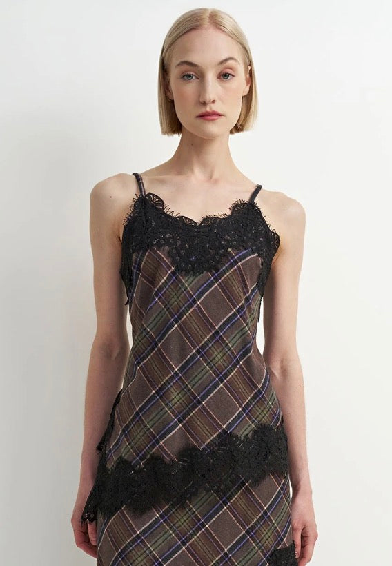 Charli Plaid Cami
