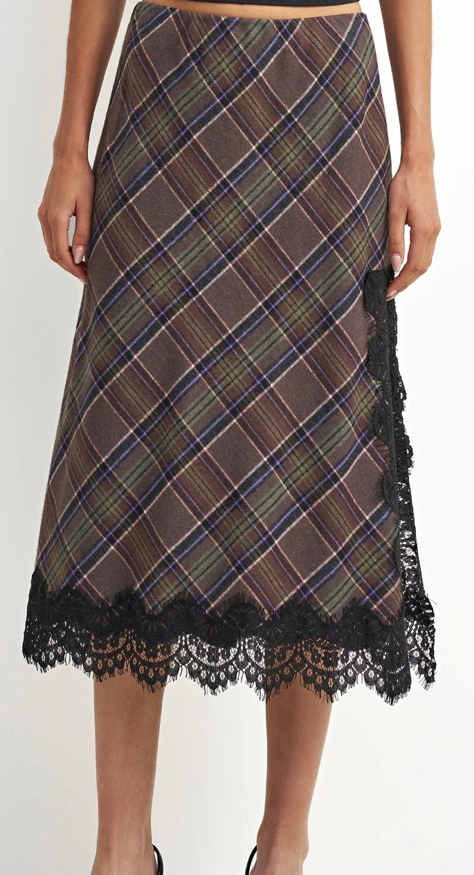 Patricia Plaid skirt