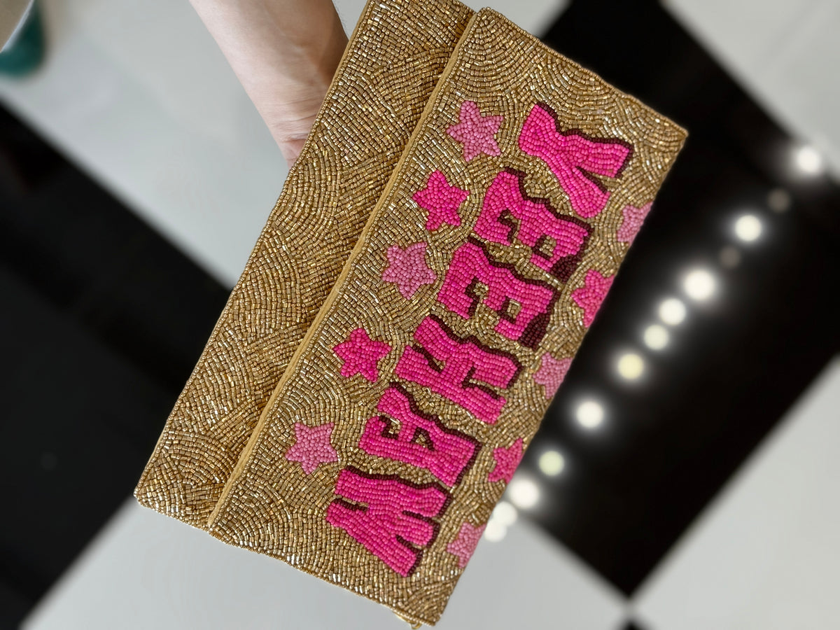 Beaded clutch