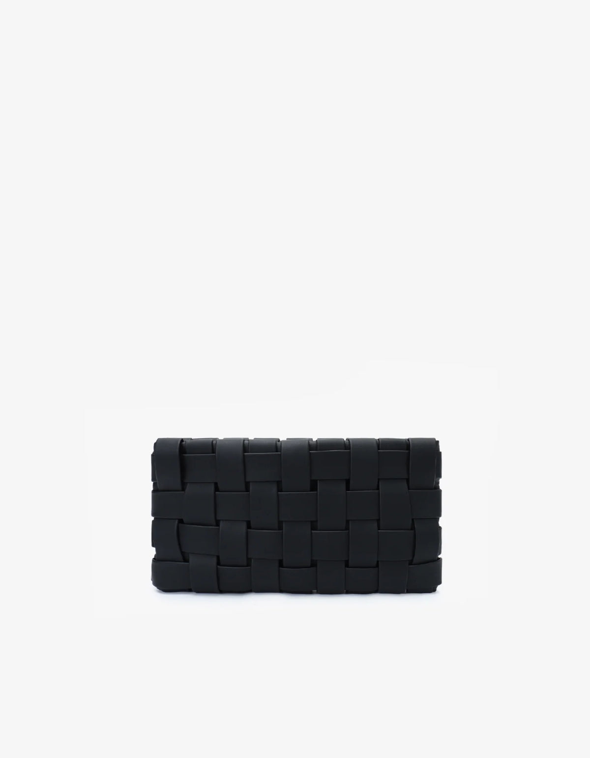 Lindy woven small clutch