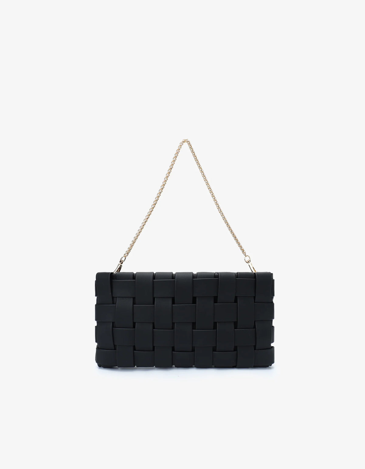 Lindy woven small clutch