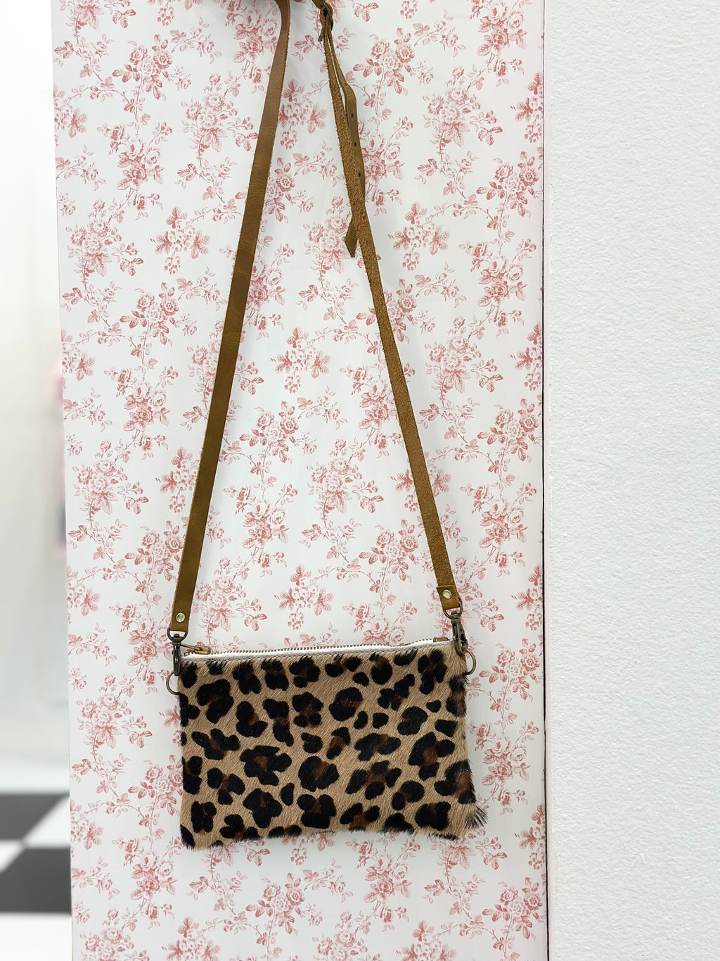 Leather crossbody