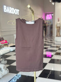 Anna coffee bean tank top