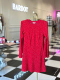 Campbell dot crepe mini dress-FINAL SALE