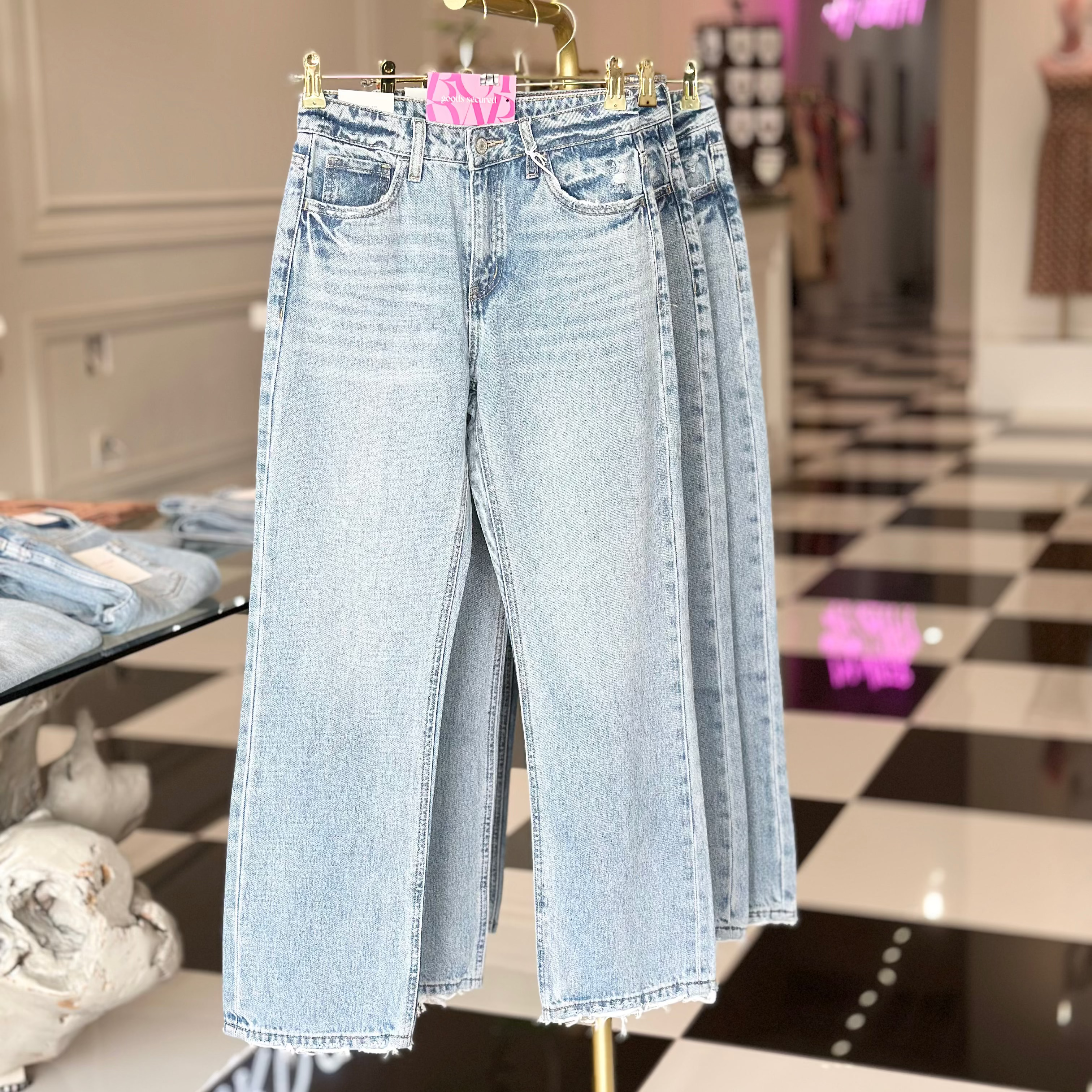 COURTNEY 90'S SLIM  WIDE JEANS