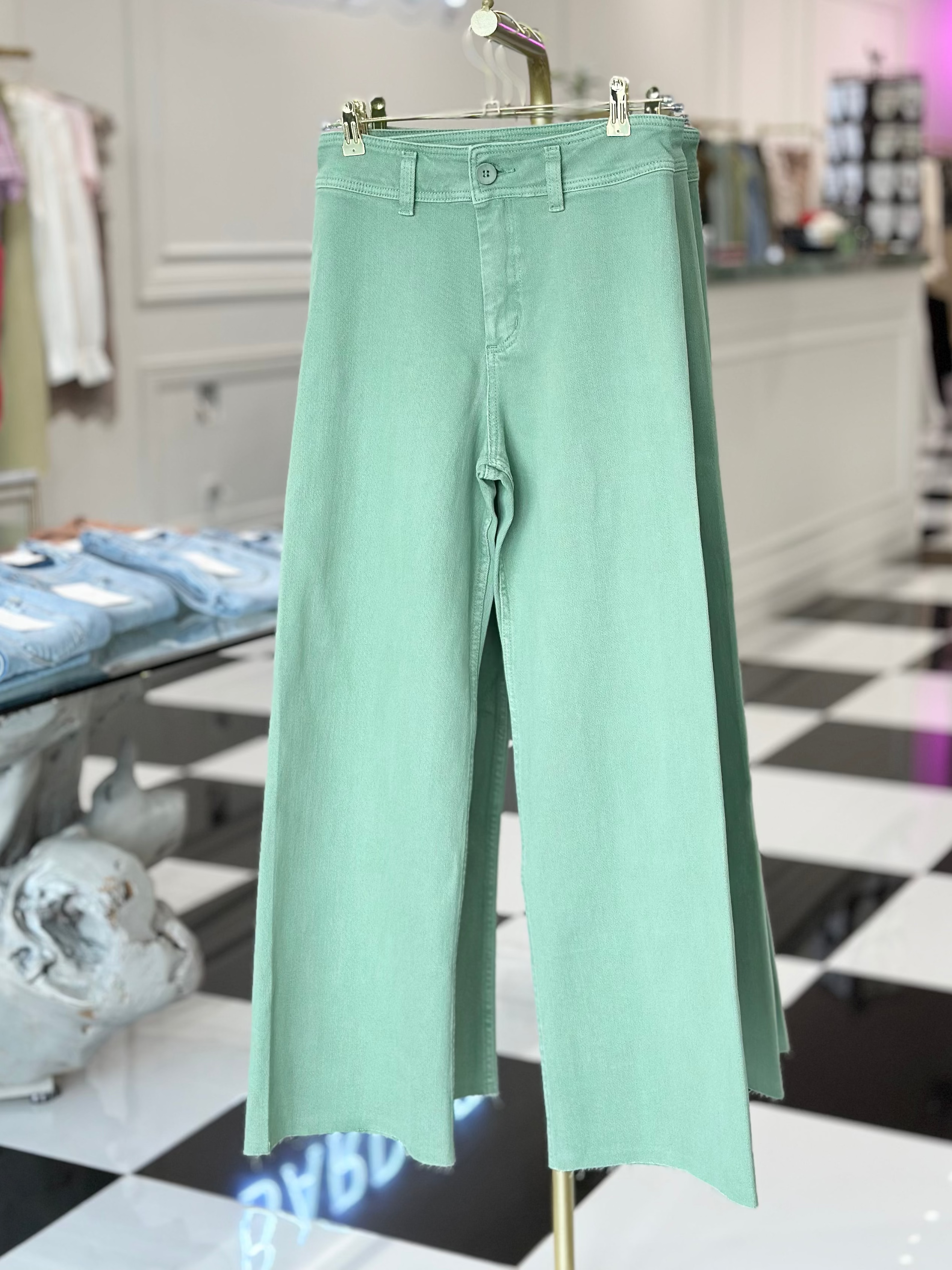 KATIE WIDE LEG DENIM PANTS-FINAL SALE