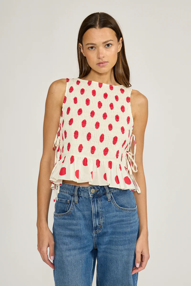 Maeve polka dot top- FINAL SALE