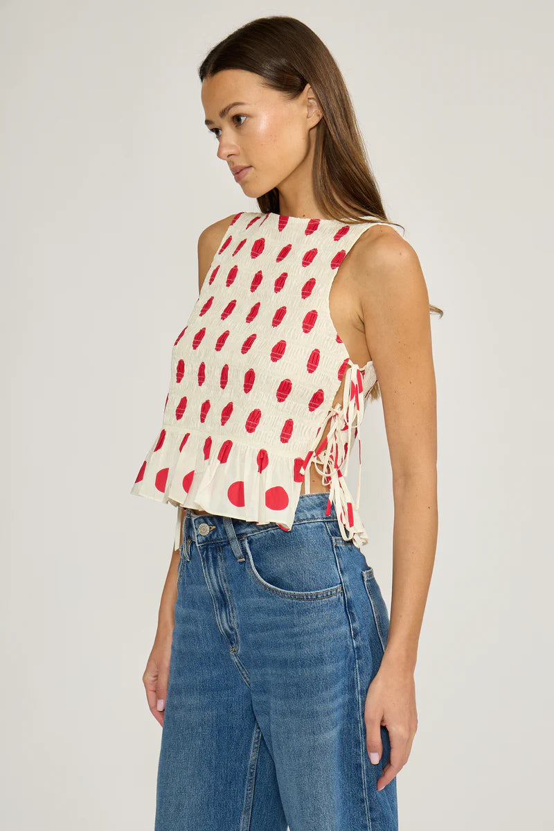 Maeve polka dot top- FINAL SALE