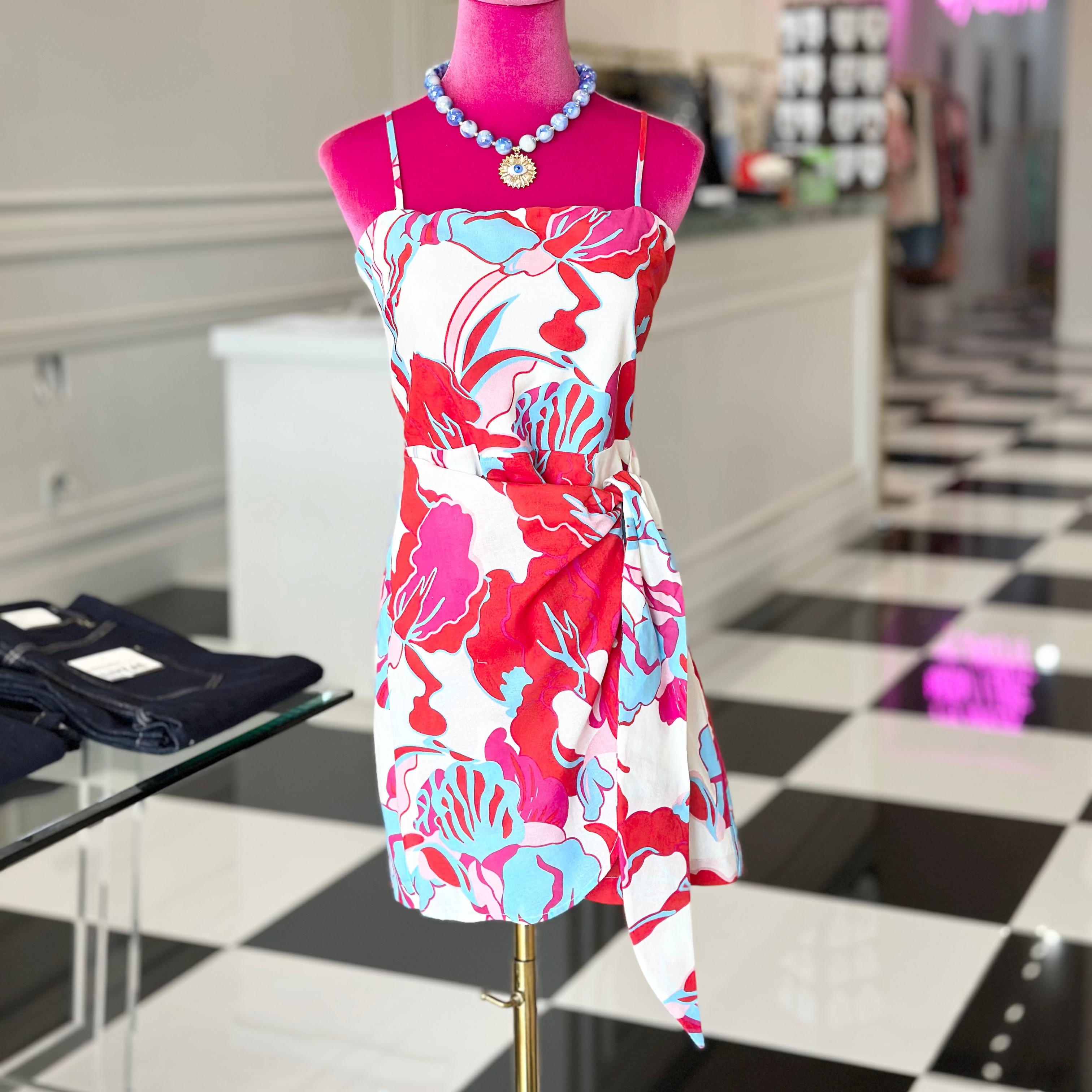 Samantha mini wrap dress-FINAL SALE