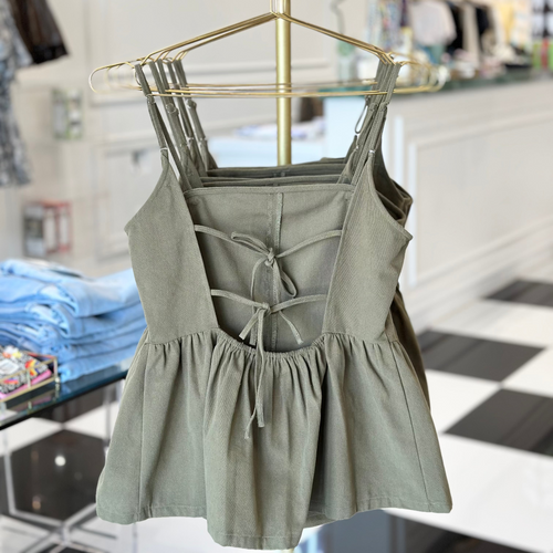 AGATHA PEPLUM TOP