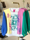 MULTI COLORBLOCK STRIPE QOS