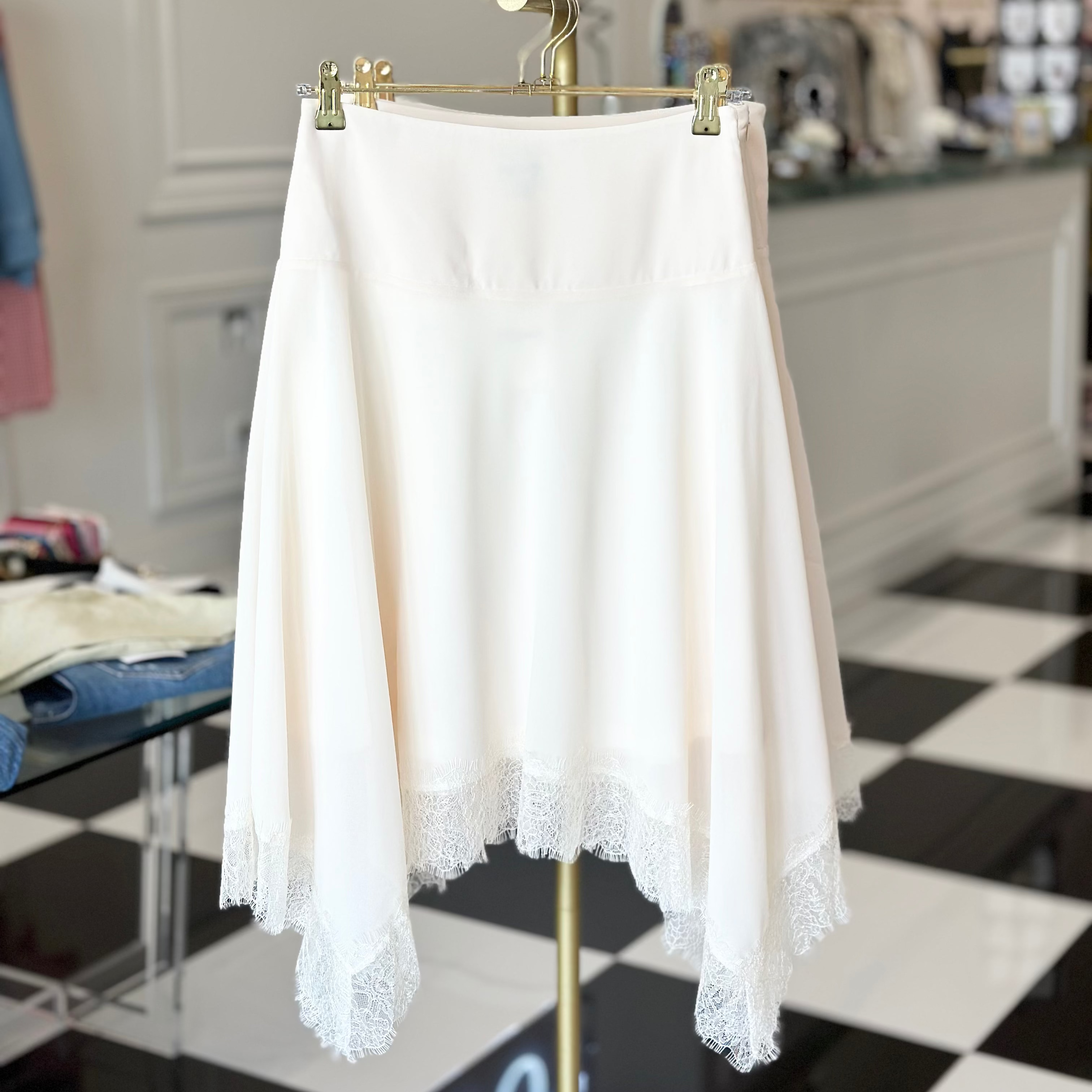 Lali lace trim skirt