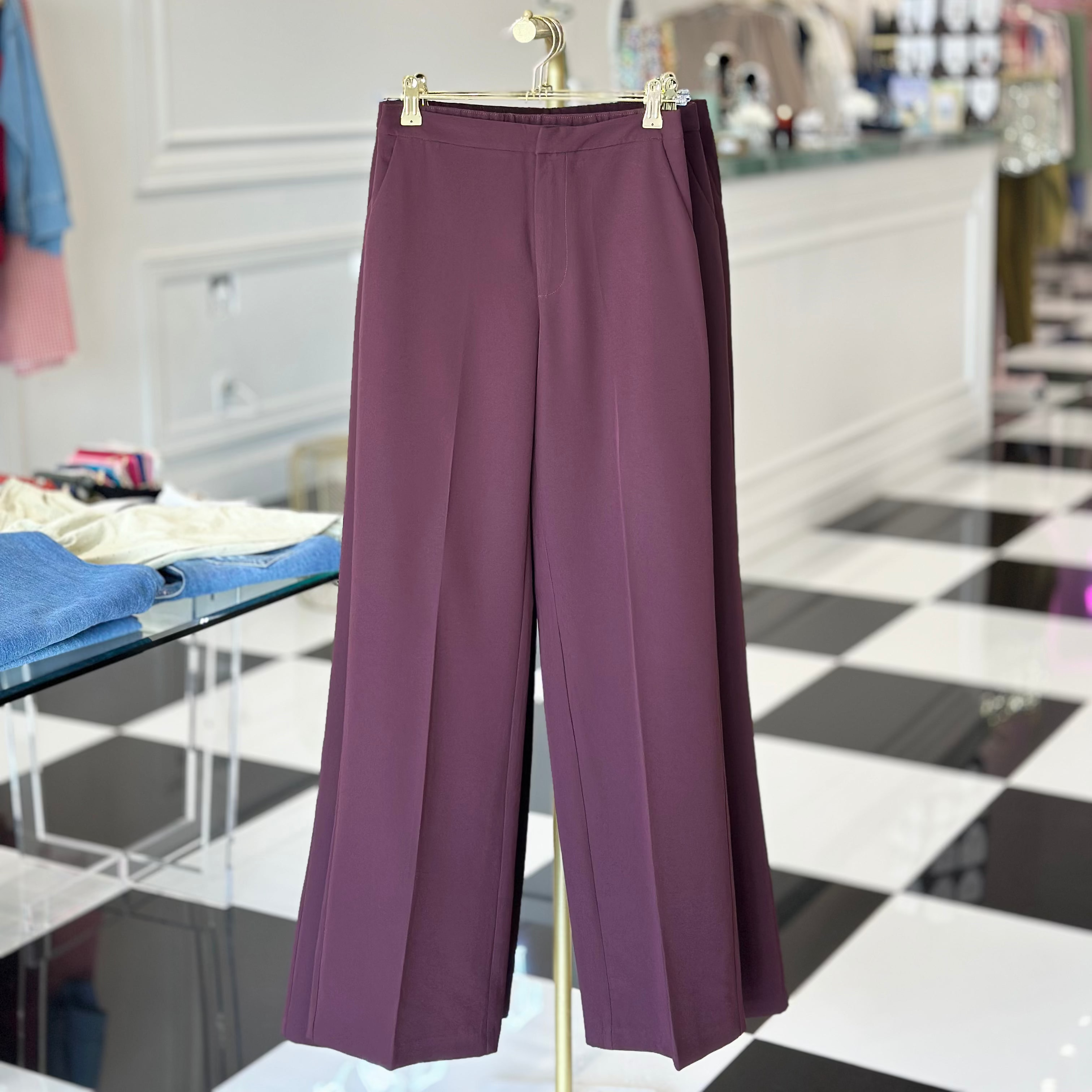 Valli trousers wine