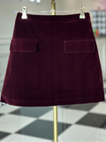 ANALIA VELVET MINI SKIRT