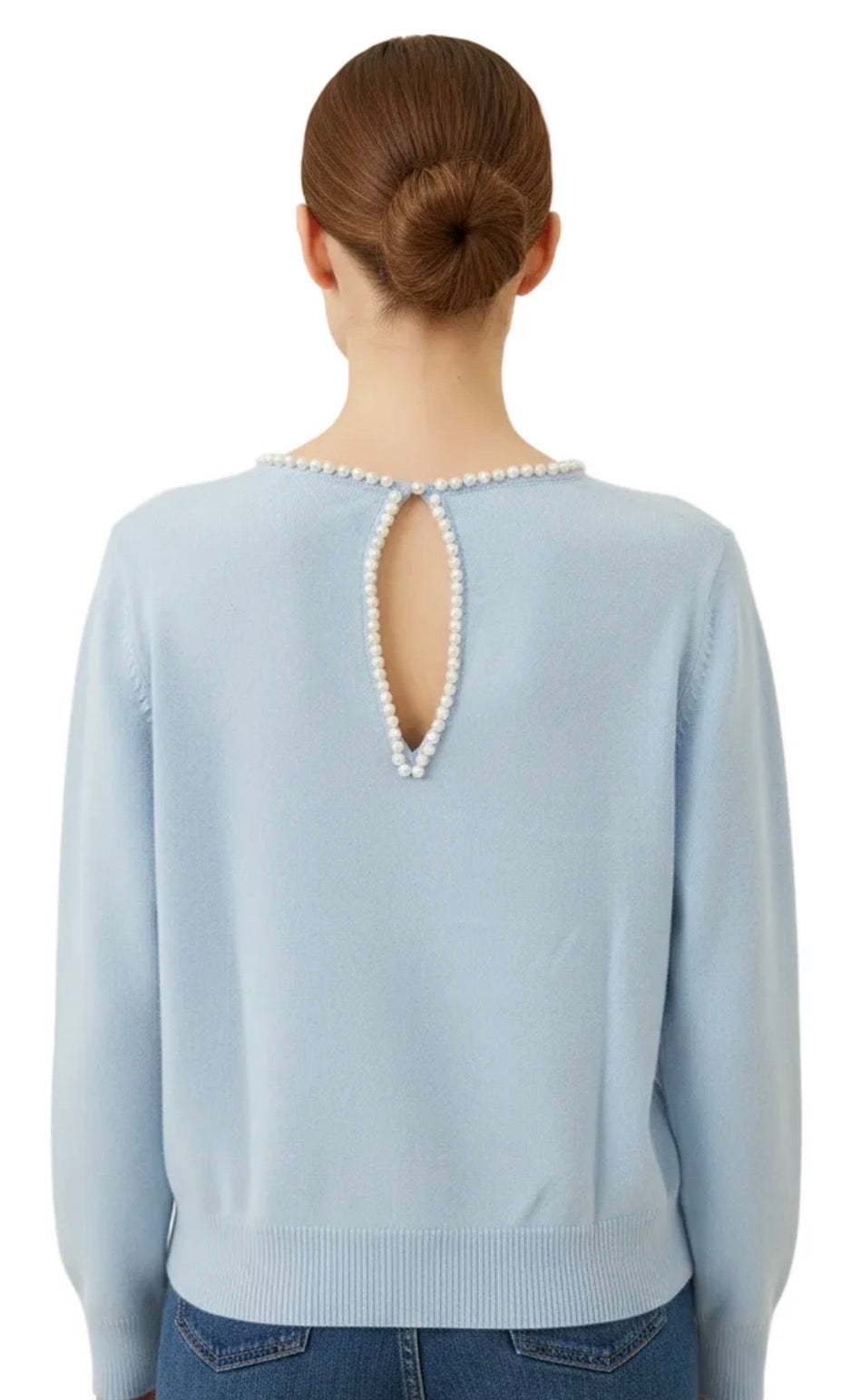 Petunia Sweater with Pearls