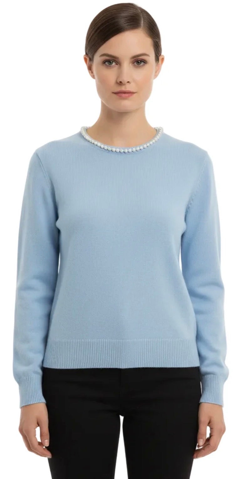 Petunia Sweater with Pearls