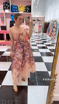 Sweetheart Strapless Floral Midi Dress - FINAL SALE
