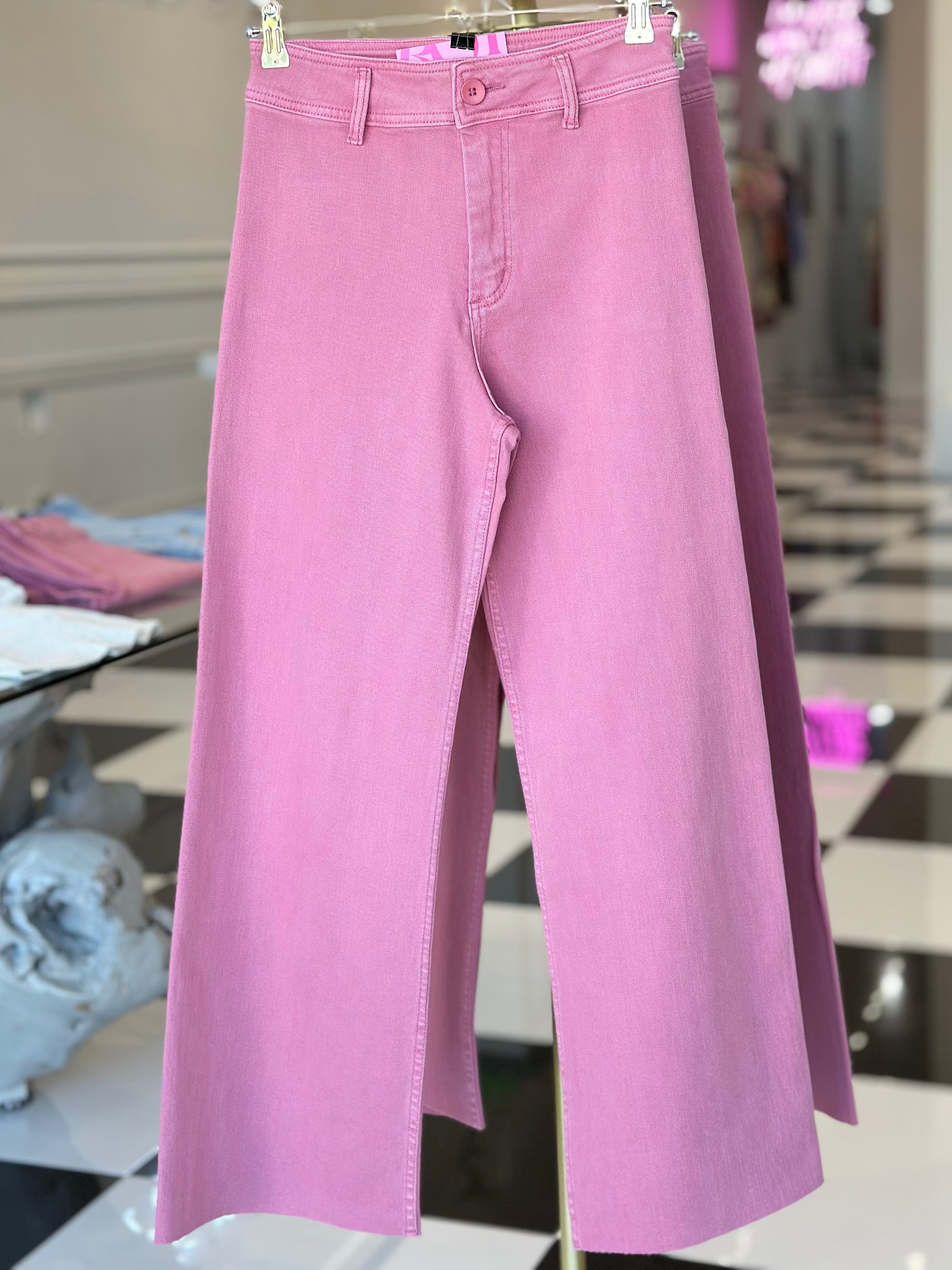 KATIE WIDE LEG DENIM PANTS-FINAL SALE