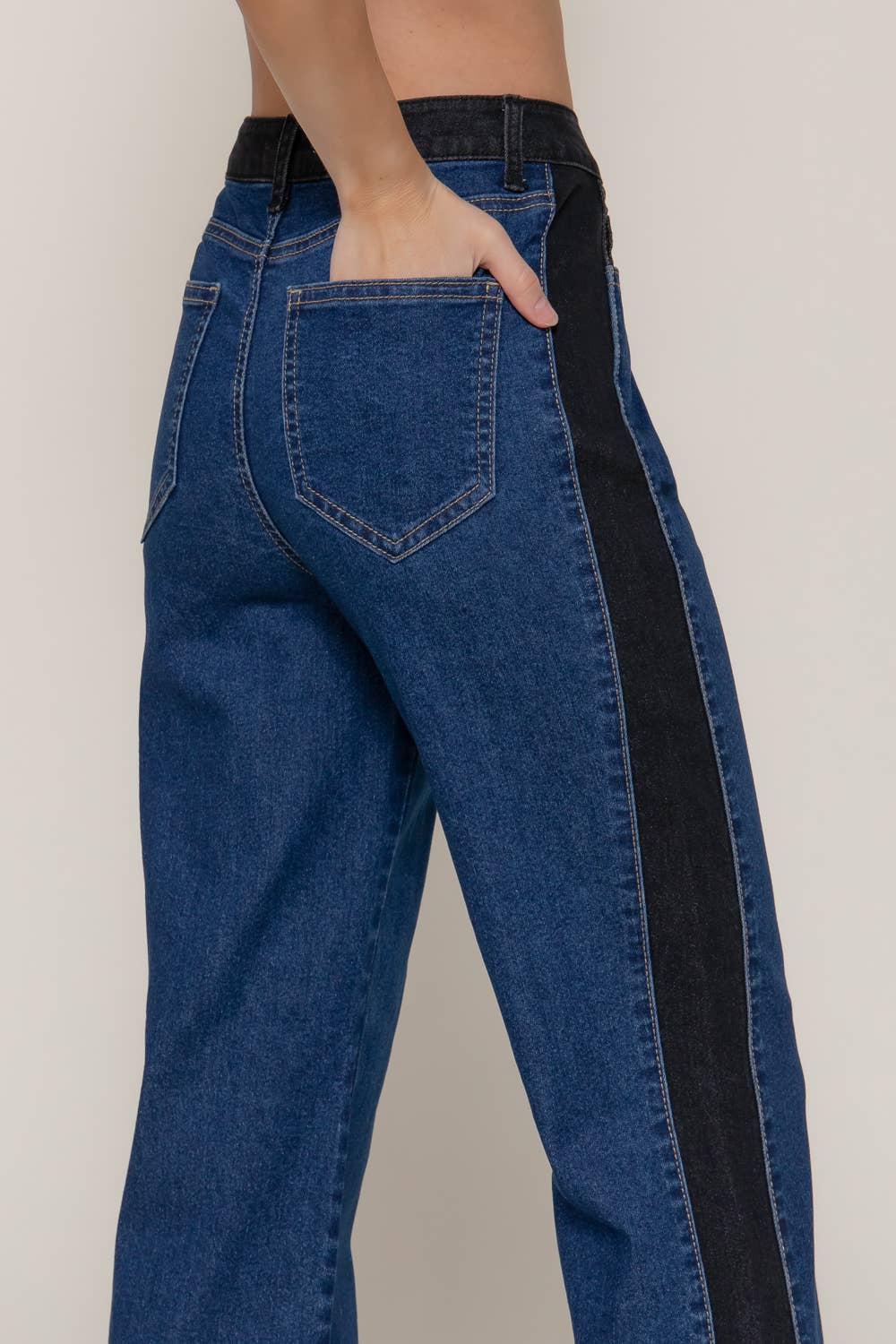 Georgia Straight Fit Denim Pants