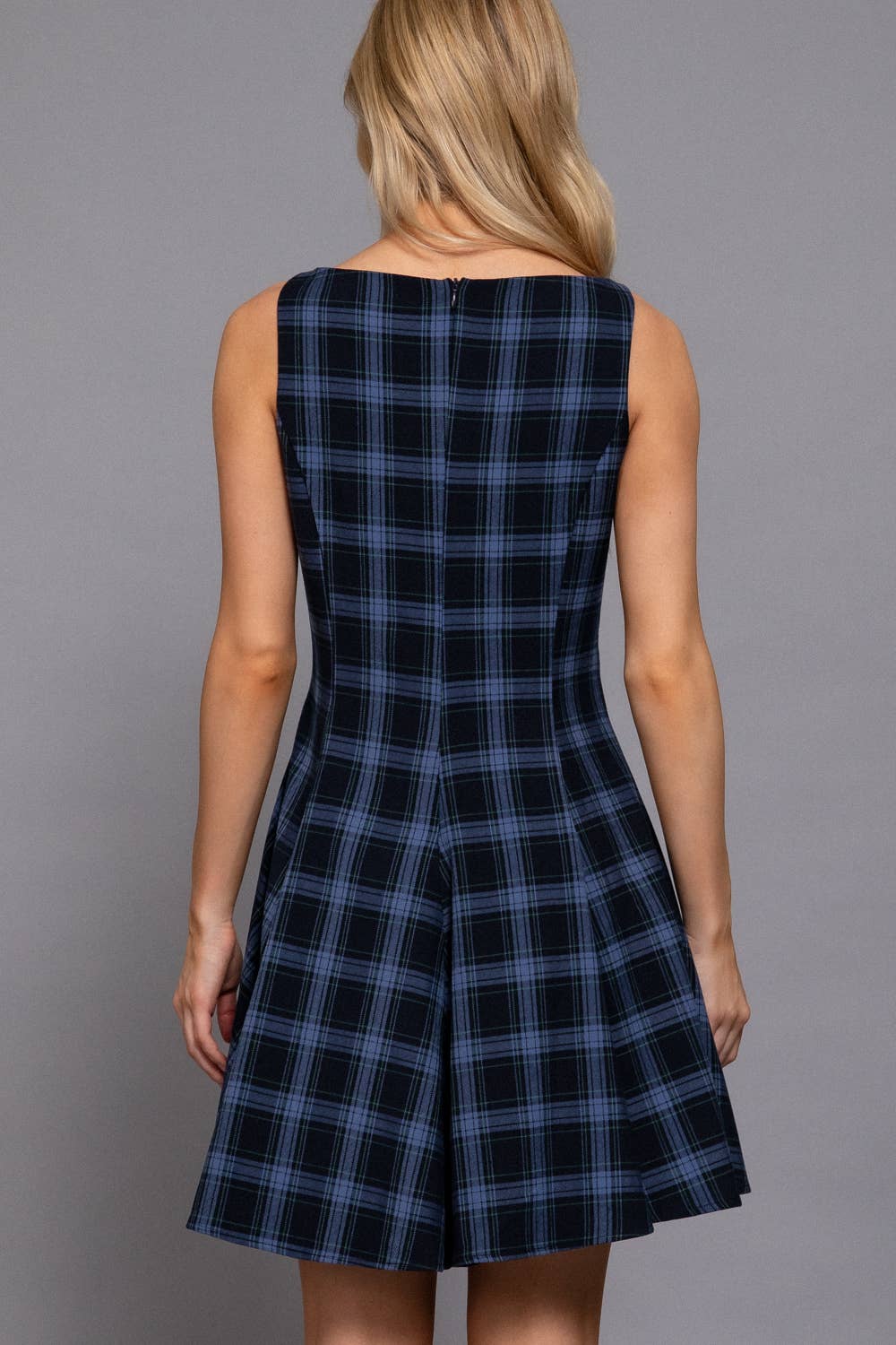 Piper Plaid Woven Mini Dress